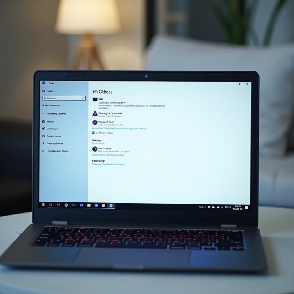 por que o meu wifi está desativado no meu laptop com Windows 11