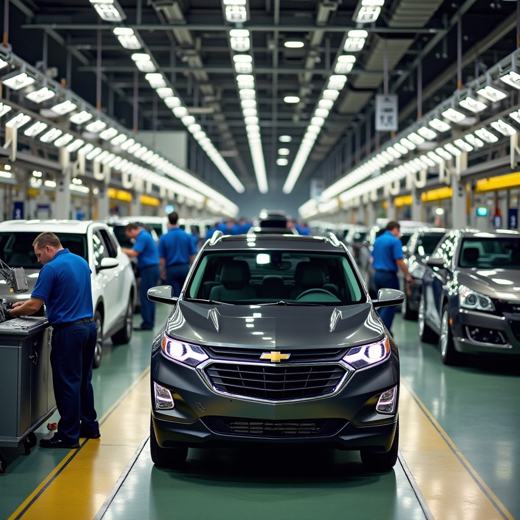 onde é montado o chevy equinox