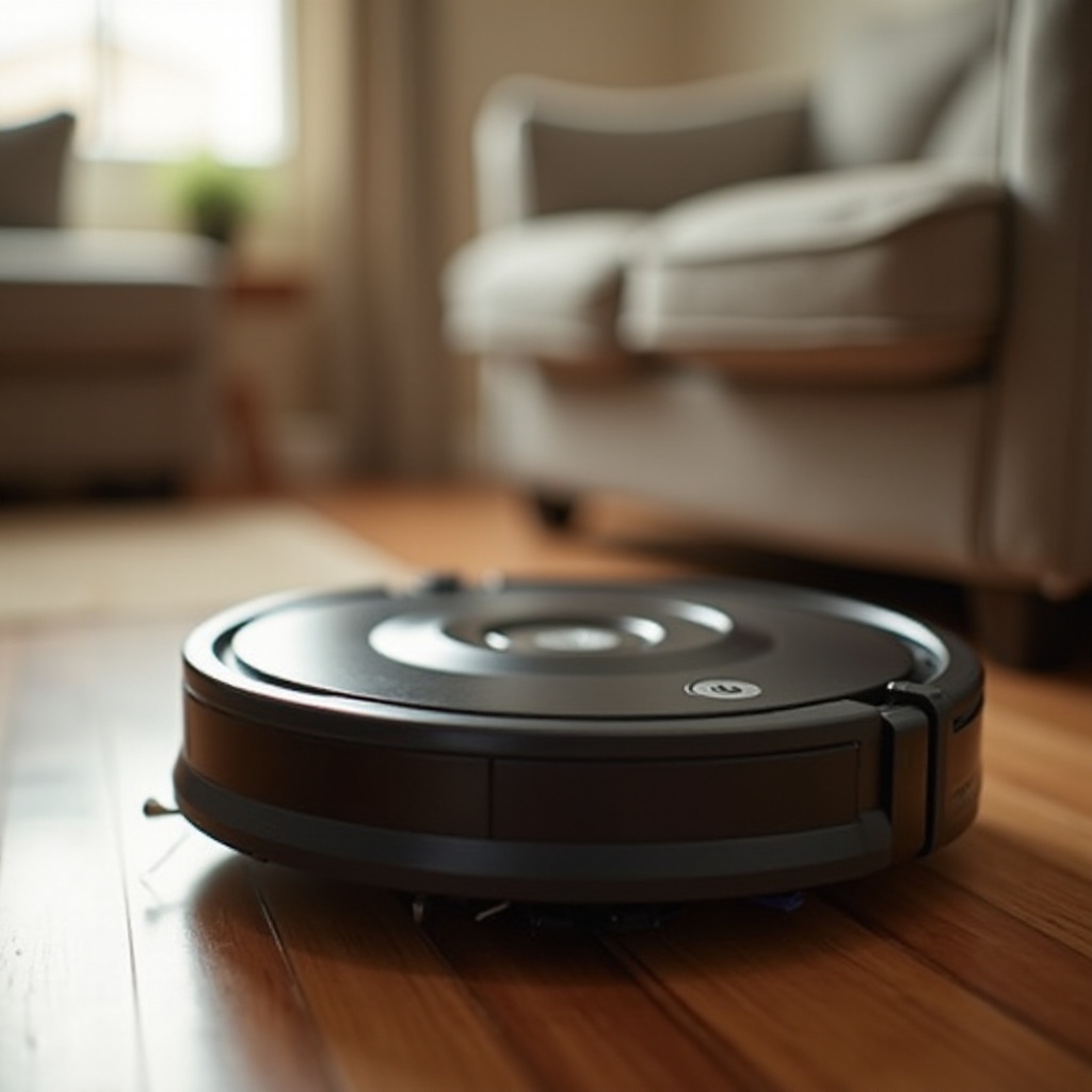 Roomba se move mas não está aspirando