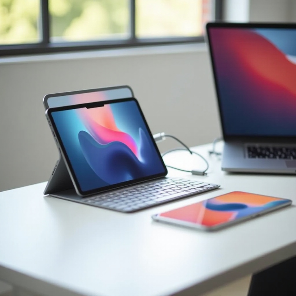 cómo conectar un iPad Pro de Apple a una computadora portátil Lenovo