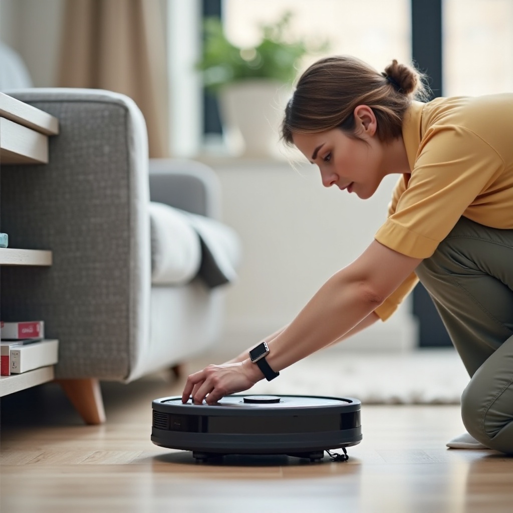 Roomba se mueve pero no está aspirando