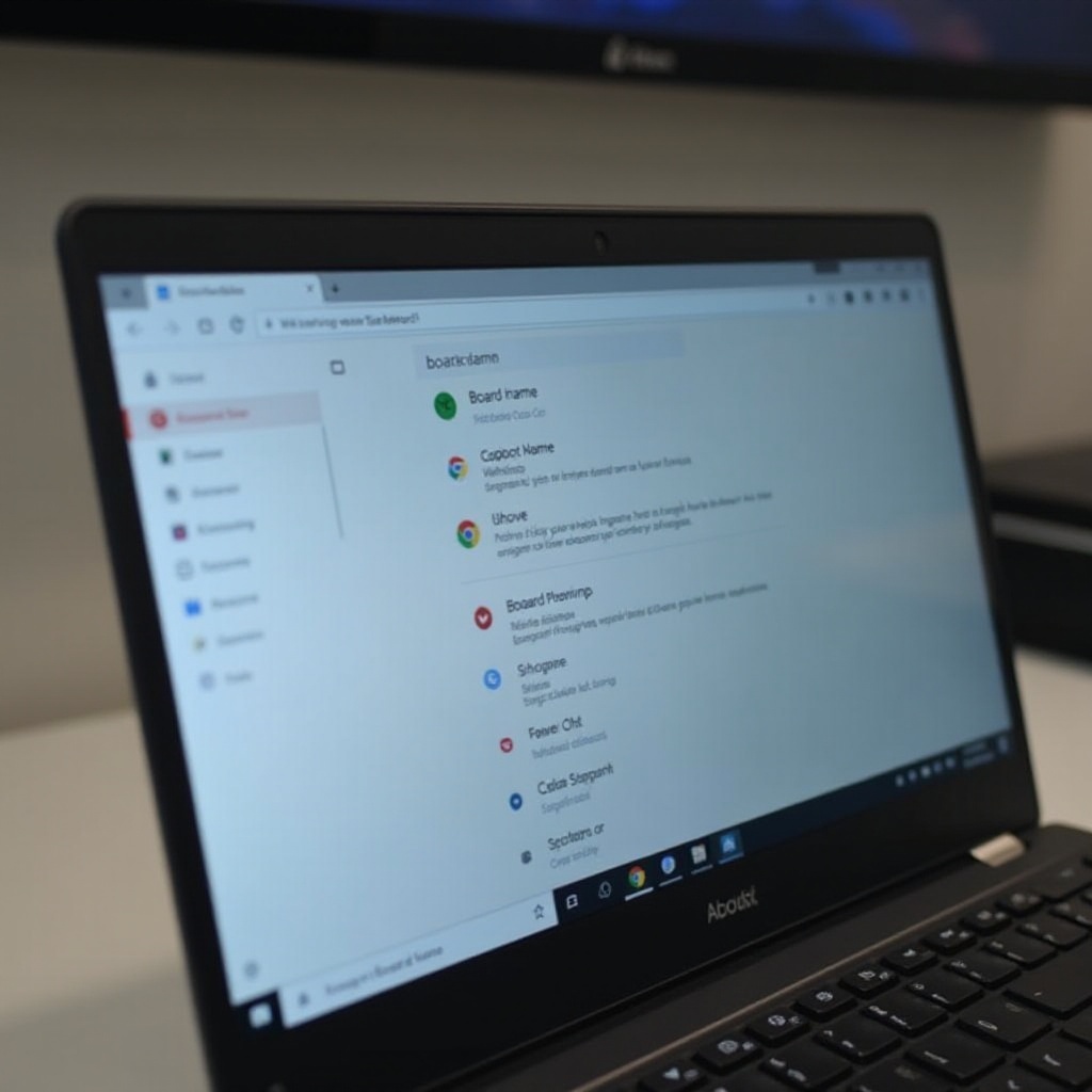 how to check my chromebooks board name