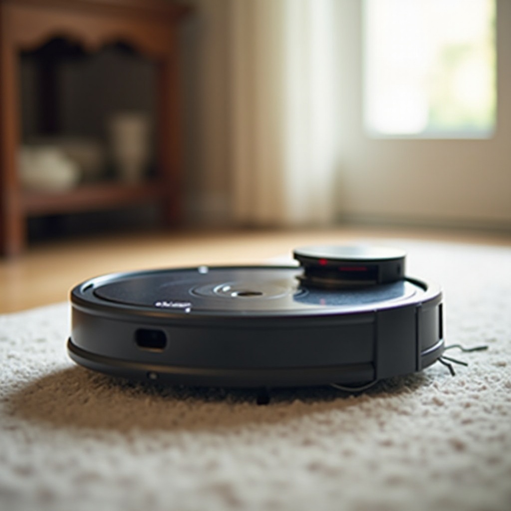 Roomba se move mas não está aspirando