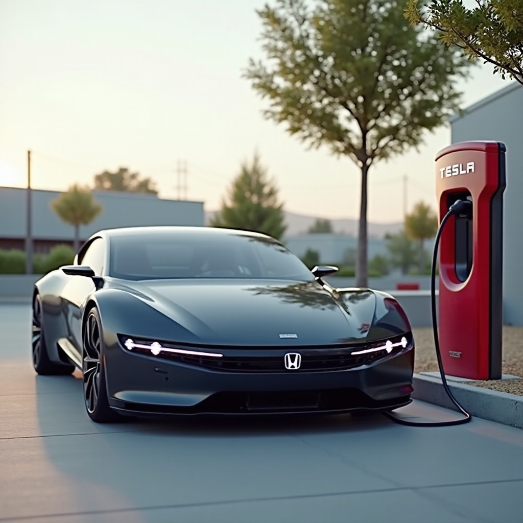 puede el Honda Prologue usar el cargador de Tesla