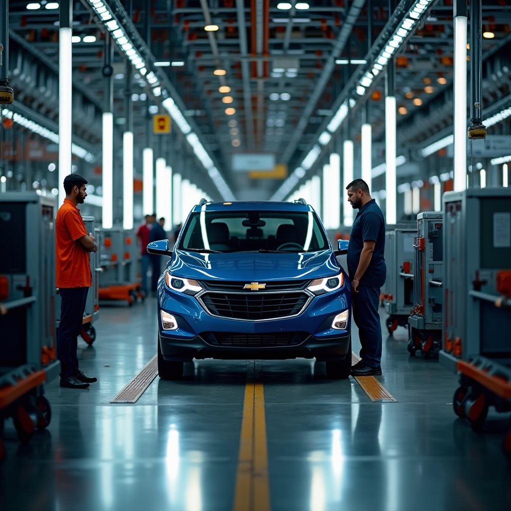 onde é montado o chevy equinox